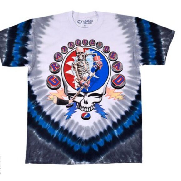 Grateful Dead NY - Hockey XL T Shirt NEW  LB2 - Picture 2 of 5